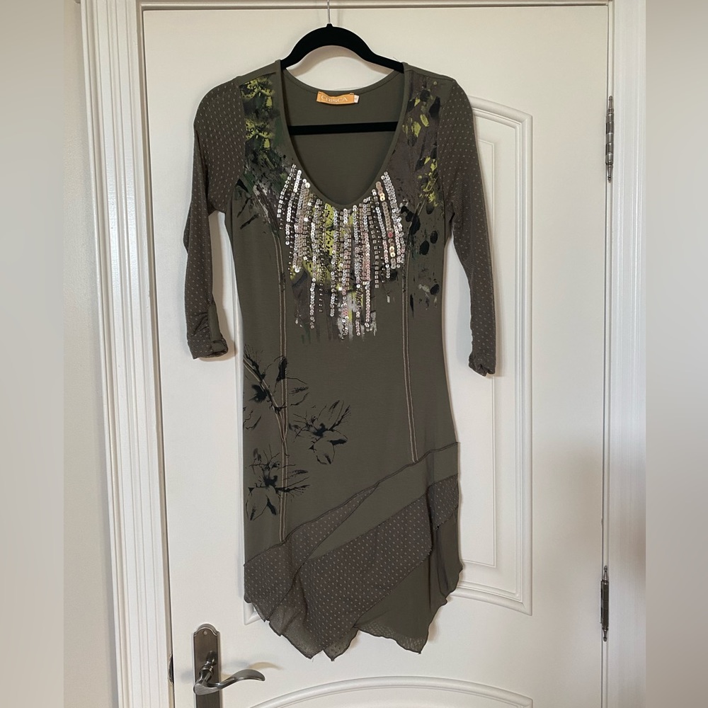 “Crisca” fitted dress